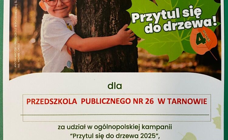 JESTEŚMY PRZYJACIÓŁMI DRZEW